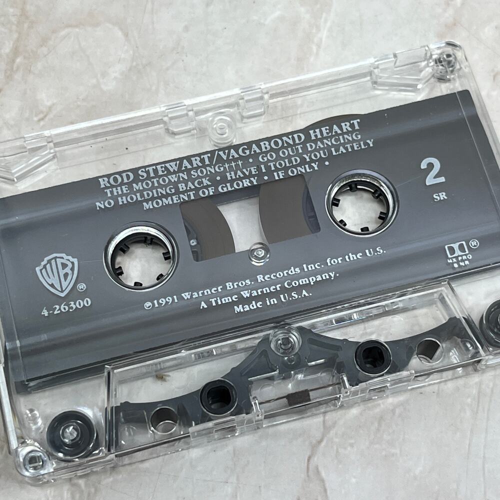 Rod Stewart Vagabond Heart Cassette Tape Ti5-CT3 - Picture 5 of 5